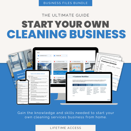 Start Your Own Cleaning Business [Digital Bundle]