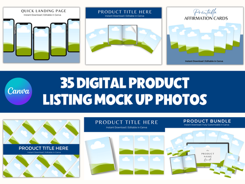 35 Etsy Listing Mockup Templates for Personal Use Only