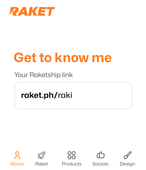 Step 1 - Raket Link
