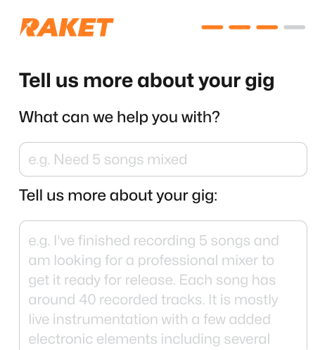 Step 1 - Raket Link