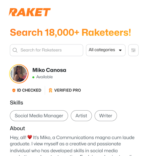 Step 3 - Share your Raket